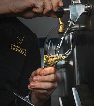 Dégustation de champagne et visite guidée au Champagne Sanger