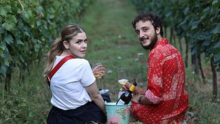 Experiência de vinho do campo no caminho do Royal Pallagrello