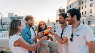 Visite gastronomique premium de Madrid : vins, tapas et toits