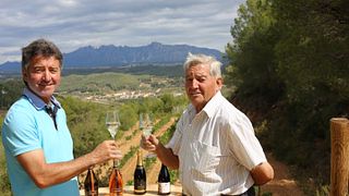 Cercle fermé de production de vins mousseux et tranquilles près de la ville de Barcelone