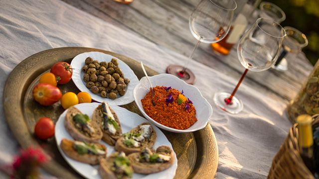 Degustazione di vini all'Aru Manor