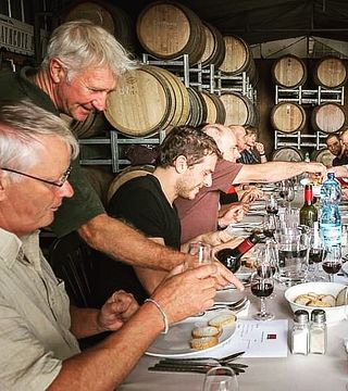 Degustação de vinhos e tour no Red Edge