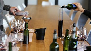 Clase magistral de mezclas en el Château Lauduc