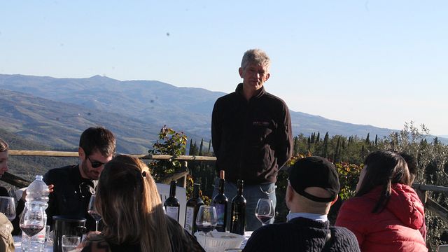 Degustação de vinhos com uma vista deslumbrante