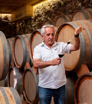 Weinprobe im Weinkeller Tushpa