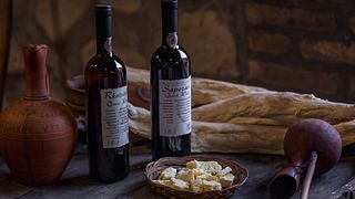 Degustazione di vini popolare alla veranda Velistsikhe