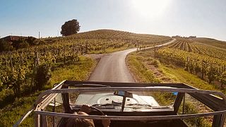 Weinprobe und Land Rover-Tour im Weinberg der Azienda Vitivinicola Oddone Prati