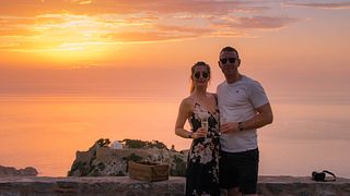 Tour di degustazione di vini e tramonto romantico 