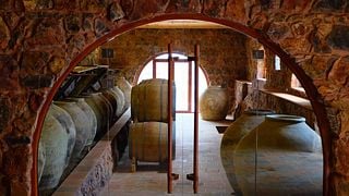 Weinprobe im Weinkeller Tushpa