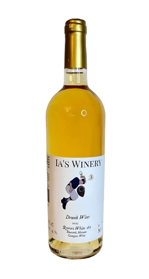 Drunk wine -Rkatsiteli, Amber Dry Wine, 2024