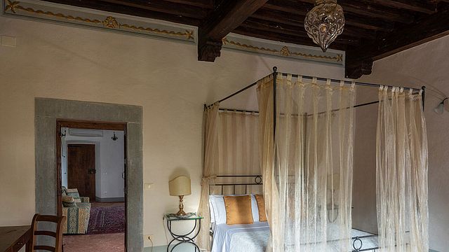Quarto familiar no Quarto familiar no Castelo de Meleto
