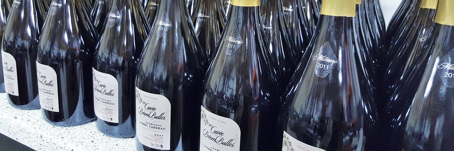 Champagne Lionel Carreau - wine bottles