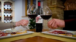 Guidad vinprovning på Cantina D'Erasmo