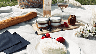 Picnic en el viñedo del Château Loudenne