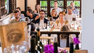 „Geschichten“-Verkostung im Weingut Colle Picchioni