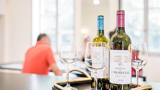 Weinprobe und Führung im Château De L'hospital