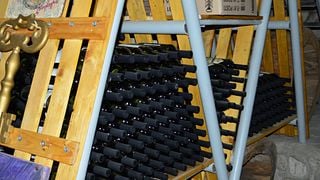 Dégustation de vins populaires à la cave à vin familiale Iliaseuli