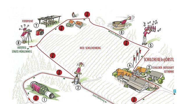 Hike through the Schilcher wine world (1,1 km)