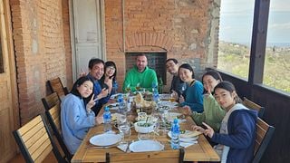 Degustazione di vini con il pasto