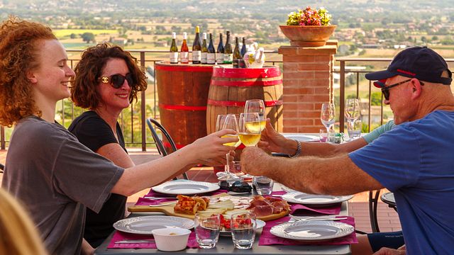 Premium-Verkostung im Weingut Chiorri