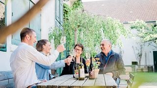 Degustazione di vini e visita della cantina a Weingut Österreicher