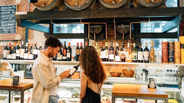 Madrid Premium gastronomisk rundtur: vin, tapas och tak