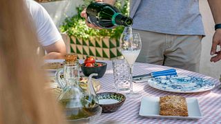 Breakfast in the Art Nouveau Garden of Cava Rovellats