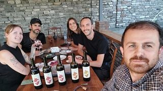Cata de vinos en la bodega Napheri