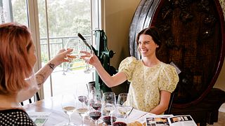 Tulloch Wines - Experiência misteriosa de degustação de vinhos com queijos e charcutaria locais