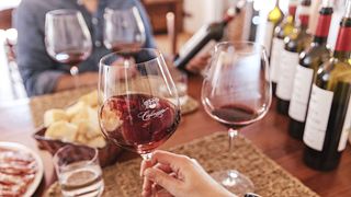 Klassische Weinprobe in Cafaggio