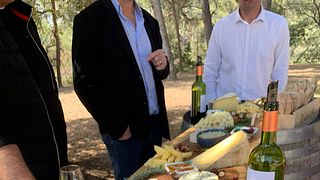 Garden Aperitif at Château de Paraza