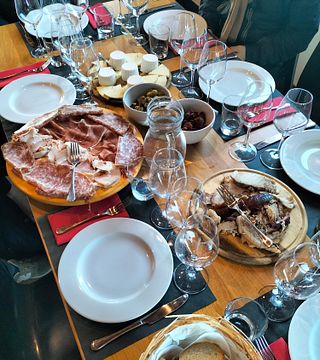 Spaziergang und Weinprobe