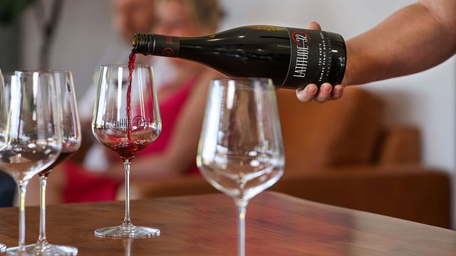 Weinprobe bei Latitude 32 Wines