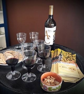 Dégustation de vins à la Fundação Abreu Callado