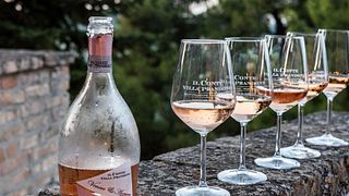 Vinprovning på Il Conte Villa Prandone