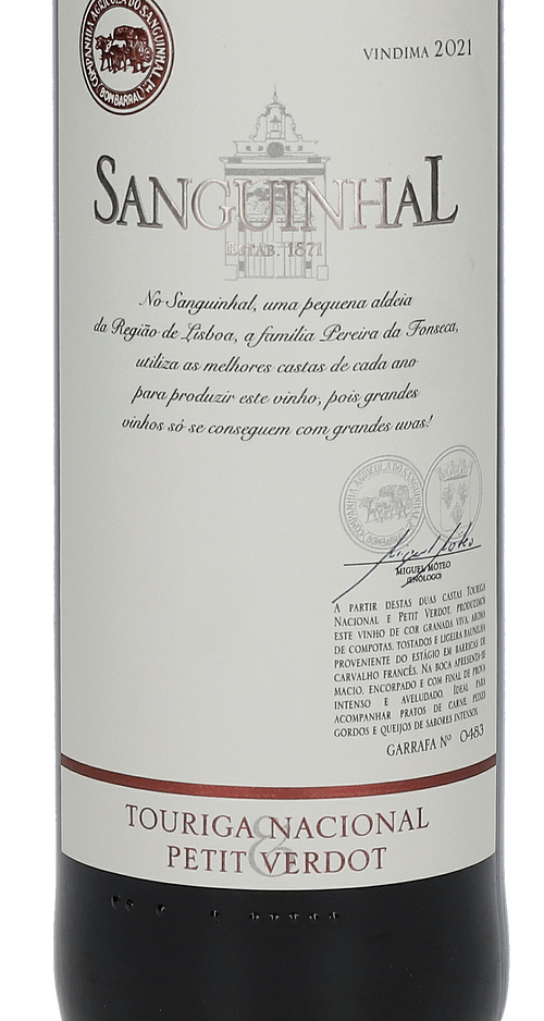 Sanguinhal Touriga Nacional Petit Verdot Reserve Red