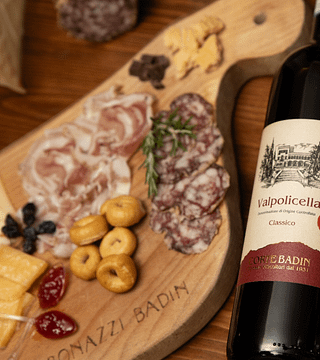 Degustación con un plato
