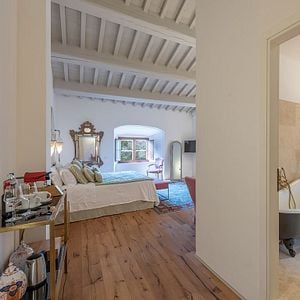 Habitación "Deluxe" en el Castillo de Meleto