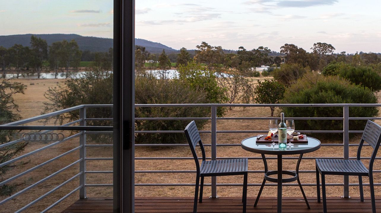 Estancia en el hotel Eco-luxe Lodge de Mount Avoca Winery