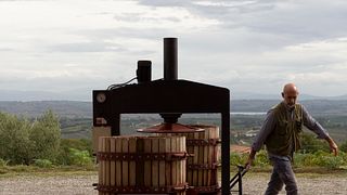 Winzer auf dem Bauernhof