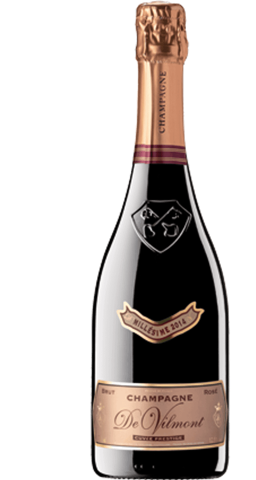 Champagne De Vilmont Cuvée Prestige Brut Rosé Vintage - Serena Wines 1881