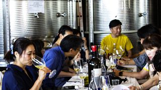 Déjeuner avec le vigneron chez Elena Fucci