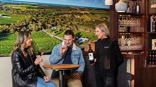 Dégustation de vin au domaine viticole de Woodstock