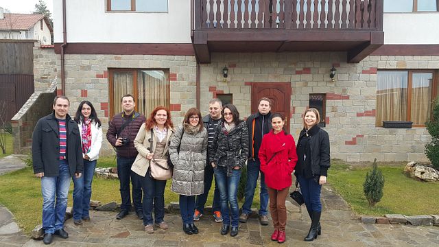 Degustazione di vini presso l'azienda vinicola Family Boutique Kiossev