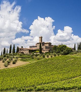 San Gimignano, Chianti e Montalcino saindo de Siena