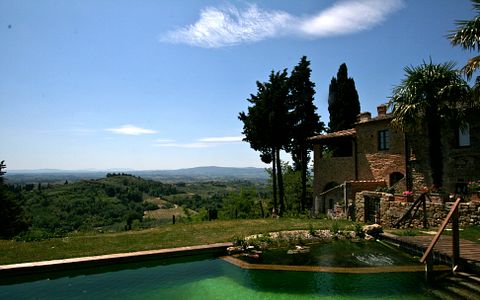 Séjournez dans une villa toscane dans les vignobles du Chianti