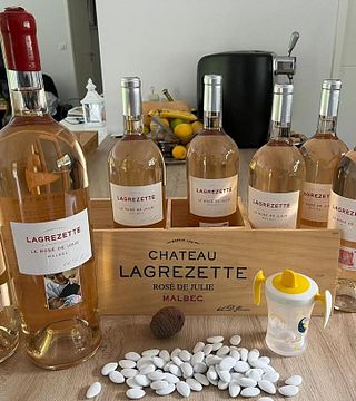 Vinprovningsverkstad på Chateau Lagrezette