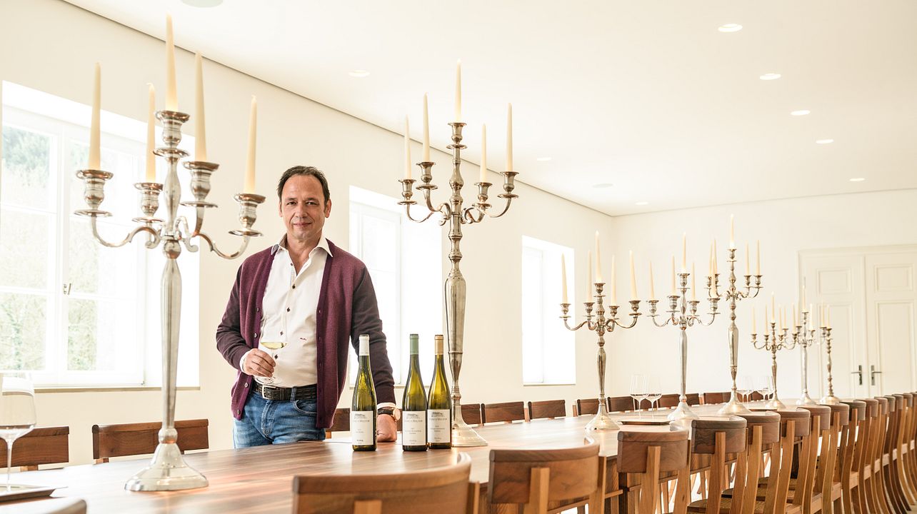 Degustazione di vini presso la cantina Markus Molitor