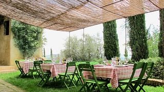 Vinprovning och lätt lunch i Toscana på Castello Sonnino