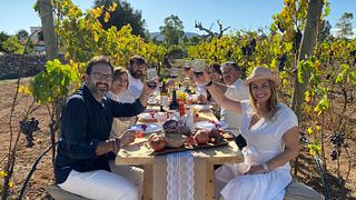 Visita ai vigneti della Masseria